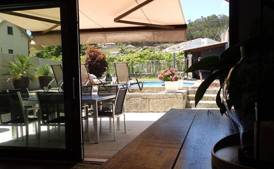 Casa Piscina Boleros Villa Combarro Exteriör bild