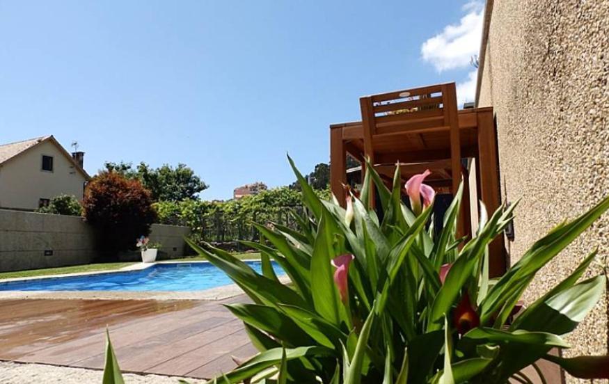 Casa Piscina Boleros Villa Combarro Exteriör bild